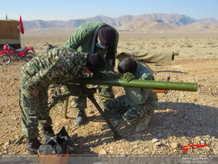 تمرینات تاکتیکی گردان ۱۰۶ لشکر ۱۴ امام حسین(علیه السلام) اجرا شد