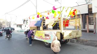 برگزاری کاروان شادی و در سطح شهر به مناسبت ولادت حضرت علی ع توسط  گردان 119 امام حسین(ع)