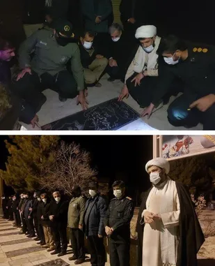 گلزار شهدای شیروان میزبان سوگ نشینان سردار دلها