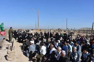 مهمانی زائران علی آبادی در اروند