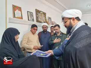 اجرای رزمایش سرکشی از خانواده معظم شهدا در گنبکی