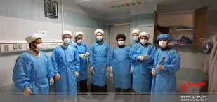 حضور 84 بسیجی طلبه خراسان شمالی در شیفت ایثار