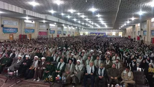 جمع بزرگ بسیجیان سپاه استان کرمانشاه به مناسبت هفته مبارک بسیج