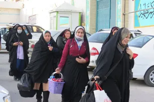 اعزام خواهران بسیجی ناحیه بجنورد به اردوی راهیان نور