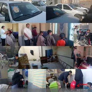 اردوی جهادی تخصصی بسیج اصناف سمنان در محله میرمحمدخانی برگزار شد
