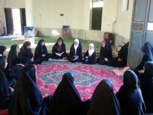 برگزاری کلاس های قرآنی در پایگاه حضرت مرضیه(س) روستای چرگ