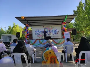 برگزاری جشن دهه کرامت به همت بسیجیان حوزه 212 در باغستان غربی+تصاویر