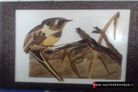دستانی که به اقتصاد مقاومتی رنگ تحقق بخشید/معرق‌کاری هنری با ارزش و ماندگار