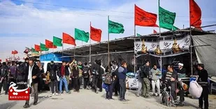 پذیرایی از عزاداران حسینی در موکب مسجد چاووشان ارومیه