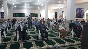 مراسم نکوداشت رزمندگان شهرستان دیر استان بوشهر + تصاویر