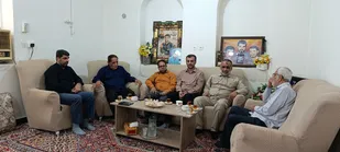 سرکشی فرمانده لشکر عملیاتی ۷ ولی&zwnj;عصر (عج) از خانواده معظم شهدا و جانباز دفاع مقدس در شهرستان گتوند