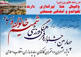 جشنواره فرهنگی ورزشی شمیم خانواده