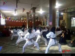 جشن دهه کرامت در حوزه مقاومت ام البنین(س)