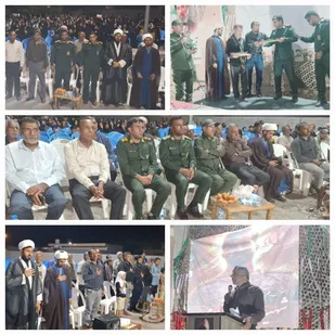 مراسم بزرگداشت و یادبود پاسدار شهید سرافراز، &laquo;فاضل خادمی&raquo;درآبنما