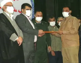 تجلیل از خبرنگار بسیج در هندیجان