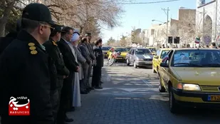 اولین روز از آغاز دهه مبارک فجر شهرستان گناباد به روایت تصویر