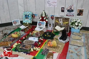 مراسم اربعین شهدای جنگ رمضان از لشکر مقدس ۱۴امام حسین علیه السلام در شهرستان مبارکه برگزار شد.