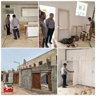 بازدید معاون محرومیت زدایی قرارگاه از پروژه 10 واحدی محله قرقی