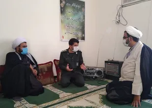 جلسه مشترک سپاه قشم  وناجا برای تشکیل پایگاه بسیج نیروی انتظامی