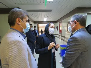 بازدید رئیس دانشگاه علوم پزشکی شاهرود از بخش&zwnj;های مختلف بیمارستان امام حسین (ع)+ تصاویر