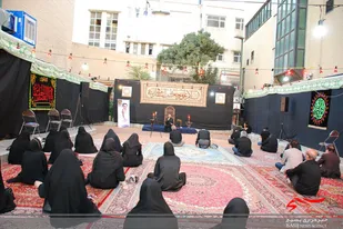 محفل عزاداری ابا عبدالله الحسین (ع) با حضور اصحاب رسانه همدان