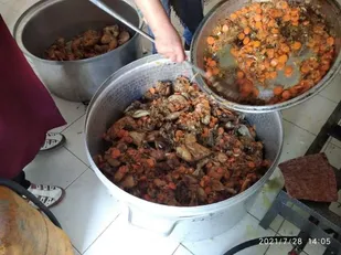 پخت و توزیع 150 پرس غذای اطعام غدیر در منظریه