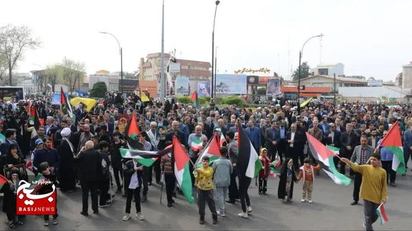 راهپیمایی روز قدس در رشت