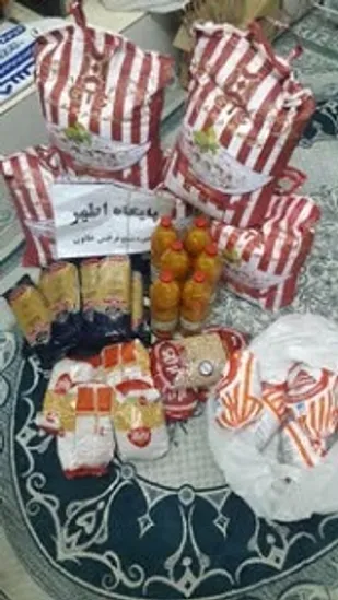 توزیع بسته&zwnj;های معیشتی توسط پایگاه&zwnj;های معراج و اطهر حوزه نرجس خاتون ناحیه مرکزی یزد