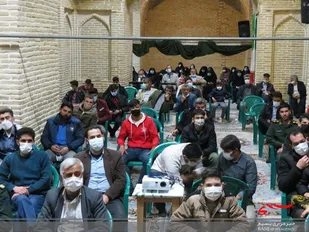 مراسم تجلیل از فرماندهان بسیج