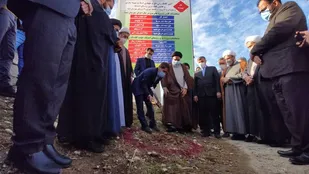 کلنگ 17 پروژه برق رسانی در لِنده استان کهگیلویه و بویراحمد به زمین زده شد