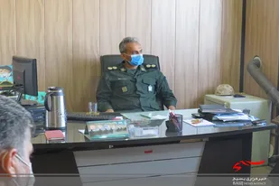 جلسه شورای فرماندهی ناحیه خواف به مناسبت هفته دفاع مقدس