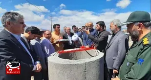 افتتاح مرحله اول شبکه آبیاری و زهکشی سد سرخاب نیر