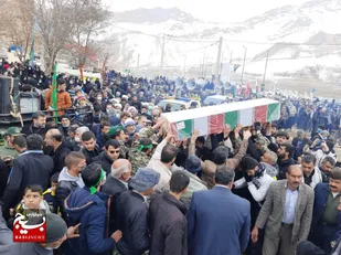 تشییع باشکوه شهید گمنام در پردنجان