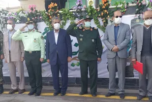 صبحگاه عمومی نیروی انتظامی برگزار شد