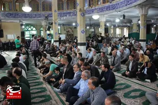 مراسم متمرکز بزرگداشت ارتحال امام خمینی(ره) و شهدای خدمت در غرب استان البرز + تصاویر