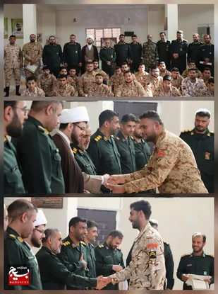 به&zwnj;پاسداشت حماسه&zwnj;سازان بی&zwnj;ادعاسربازان وظیفه ناحیه بسیج دشت آزادگان در کنار آرامگاه ابدی شهیدان روز سرباز را گرامی داشتند