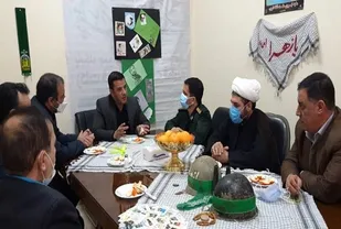 دفاتر پایگاه بسیج ادارات بوستان و گلستان در شهرستان بهارستان افتتاح شد