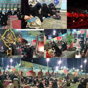 برگزاری ویژه برنامه اختتامیه عزاداری در مسجدسلیمان