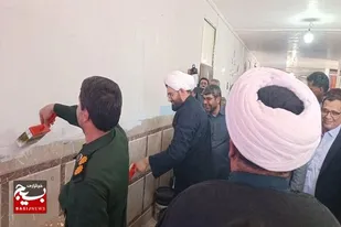 افتتاح آغاز طرح شهید عجمیان  در دلگان