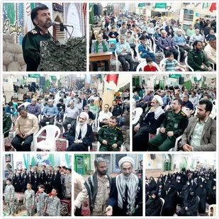 مراسم گرامیداشت هفته دفاع مقدس در مسجد علی بن موسی الرضا(ع) پیشوا