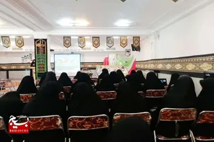 مراسم گرامیداشت شهید گمنام در حوزه علمیه خواهران نهاوند