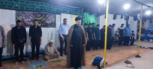 نوای ملکوتی اذان در مسیر پیاده روی ثارالله