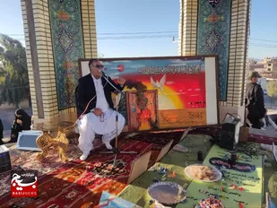 یادواره شهدا با حضور اهل سنت درکوی ثارالله