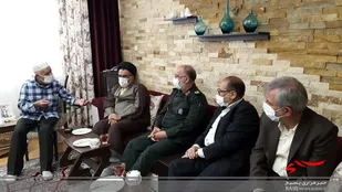 دیدار فرمانده سپاه روح الله با خانواده های معظم شهدا