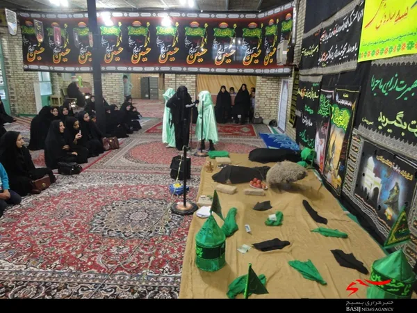 همایش فرهنگی مذهبی، سه ساله های حسینی در حسینیه صاحب الزمان(عج) شهر سامان برگزار شد. /عکس: مسعود کرمی.