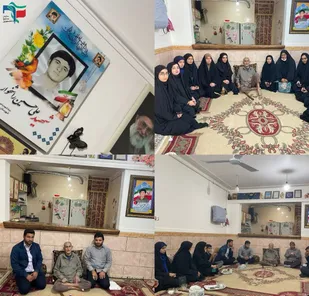 دیدار مسئولان بسیج دانشجویی با خانواده معلم شهید علی&zwnj;حسین راشخوار