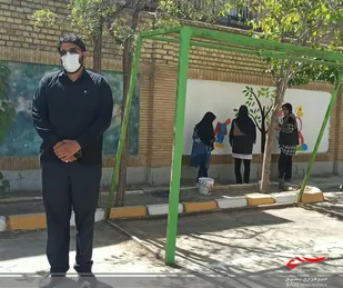 بازدید مسئول بسیج سازندگی سپاه روح الله از اردوی جهادی دانش آموزان اراکی+تصاویر