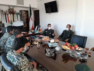 دیدار تعدادی از مسئولین پیشوا با فرمانده سپاه