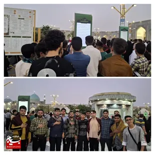 ۴۰نفر از اعضای شبکه تربیتی پایگاه بلال به مشهد اعزام شدند