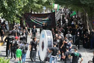 مراسم عزاداری عاشورای حسینی در شاهین شهر